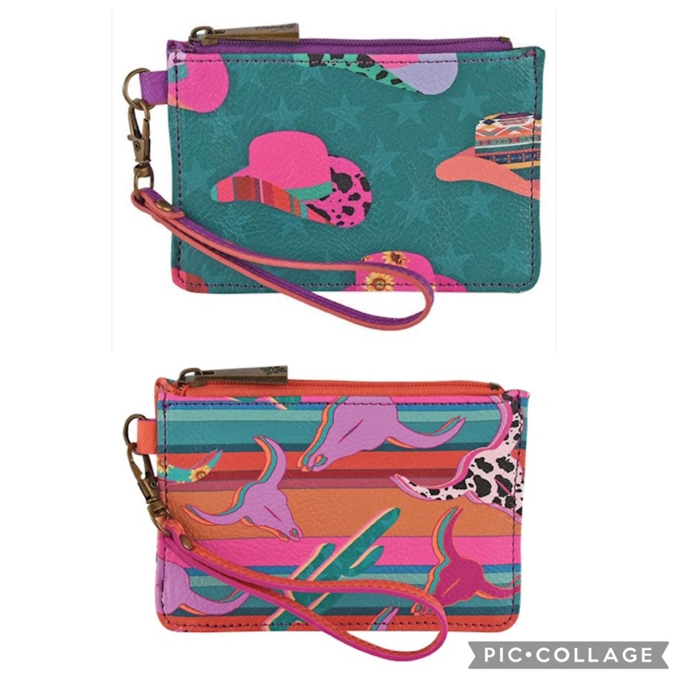CATCHFLY MINI BOHO WESTERN WRISTLET WALLET